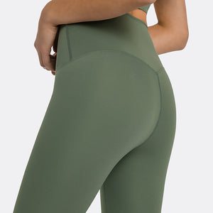 MAYLIFY Yoga Leggings Seamless High Waisted Tummy Control Yoga Pants for Gym Running Workout