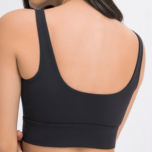 MAYLIFY Sports Bras for Women Seamless Comfortable Yoga Bra with Removable Pads