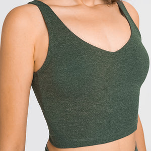 Shockproof Sports Bra Running Workout Gym Top Bra Short anti-shock yoga bra tank top