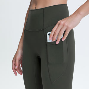 Yoga Pants with Pockets, Tummy Control, Workout Running Leggings with Pockets for Women