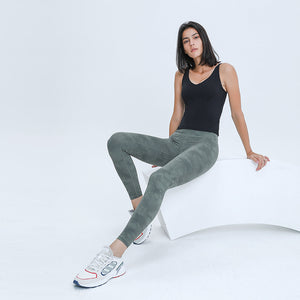 MAYLIFY Longline Sports Bra Wirefree Padded Medium Support Yoga Bras Gym Running Workout Tank Tops
