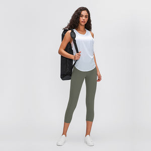 Thick High Waist Yoga Pants with Pockets Tummy Control Workout Running Yoga Leggings for Women