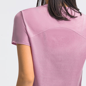 Workout Running Tshirts for Women - Fitness Athletic Yoga Tops Exercise Gym Shirts