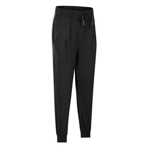 YOGA Women's Stretch Drawstring Sweatpants Joggers Trousers Casual Travel Pants with Pockets
