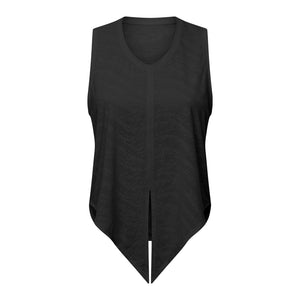 MAYLIFY YOGA Summer Gym Sleeveless Vest Tops for Women Light  Running Top Loose V-Neck Yoga Shirt