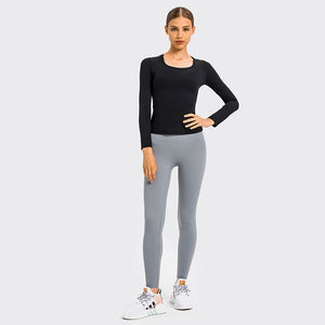 MAYLIFY Women's Naked Feeling High Waist Tight Yoga Pants Workout seamless Leggings