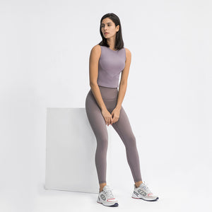 MAYLIFY Women Sports Bra Longline Crop Tank Top Workout Running Yoga