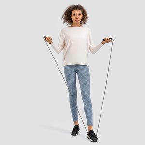 MAYLIFY Long Sleeve Workout Shirts for Women Athletic Tops Running Yoga Shirts
