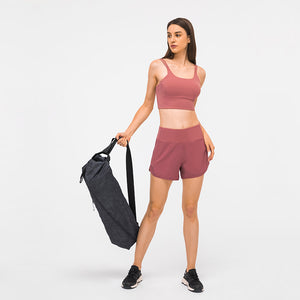 MAYLIFY Women's Longline Yoga Bra Fitness Straps Wirefree Padded Sports Bra
