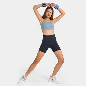 MAYLIFY Racerback Sports Bra for Women- Padded Seamless Activewear Bras for Yoga Gym Workout Fitness