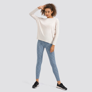 MAYLIFY Long Sleeve Workout Shirts for Women Athletic Tops Running Yoga Shirts