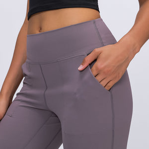 High Waist Yoga Pants with Pockets Tummy Control Workout Pants for Women Yoga Leggings with Pockets