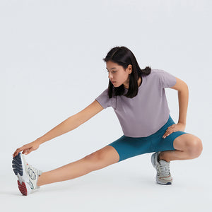 MAYLIFY Women's Workout Running T-Shirt Activewear Yoga Gym Short Sleeve Tops Sports Shirts
