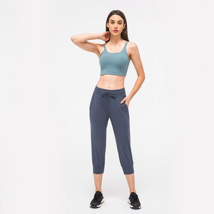 MAYLIFY Women's Longline Yoga Bra Fitness Straps Wirefree Padded Sports Bra