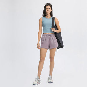 MAYLIFY Women Sports Bra Longline Crop Tank Top Workout Running Yoga