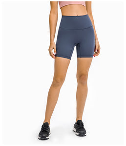 Womens Yoga Shorts Running Shorts High Waist Cool Breathable Training Shorts Ultra Soft seamless Gym Shorts