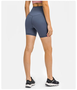 Womens Yoga Shorts Running Shorts High Waist Cool Breathable Training Shorts Ultra Soft seamless Gym Shorts