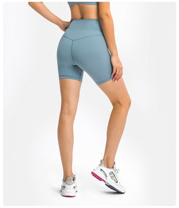 Womens Yoga Shorts Running Shorts High Waist Cool Breathable Training Shorts Ultra Soft seamless Gym Shorts