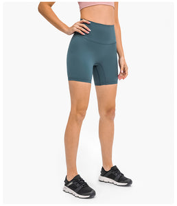 Womens Yoga Shorts Running Shorts High Waist Cool Breathable Training Shorts Ultra Soft seamless Gym Shorts