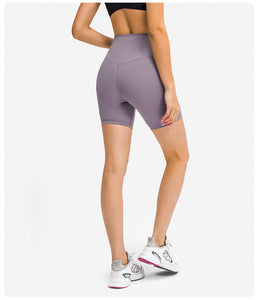 Womens Yoga Shorts Running Shorts High Waist Cool Breathable Training Shorts Ultra Soft seamless Gym Shorts