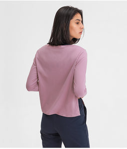 Women's Athletic Long Sleeves Sports Running Shirt Breathable Gym Workout Top Workout shirts