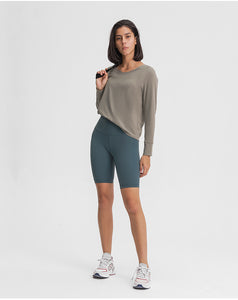 Women's Athletic Long Sleeves Sports Running Shirt Breathable Gym Workout Top Workout shirts