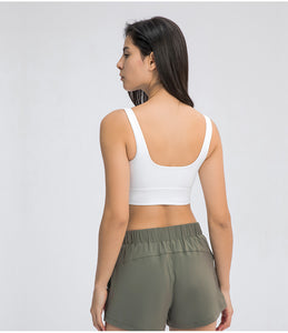MAYLIFY Sports Bras for Women Seamless Comfortable Yoga Bra with Removable Pads