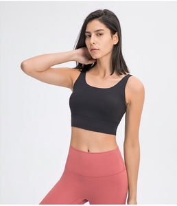 MAYLIFY Sports Bras for Women Seamless Comfortable Yoga Bra with Removable Pads