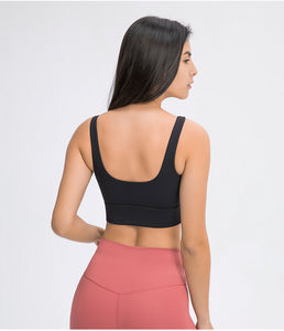 MAYLIFY Sports Bras for Women Seamless Comfortable Yoga Bra with Removable Pads