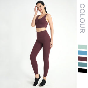 Workout Sets Ribbed Tank 2 Piece Seamless High Waist Gym Outfit Yoga Shorts Sets