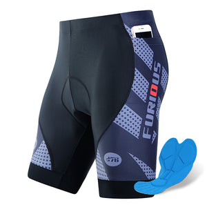 Men's Cycling Shorts/Bike Shorts and Cycling Underwear with High-Density High-Elasticity and Highly Breathable 4D Sponge Padded