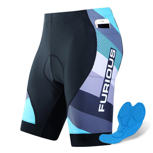 Men's Cycling Shorts/Bike Shorts and Cycling Underwear with High-Density High-Elasticity and Highly Breathable 4D Sponge Padded