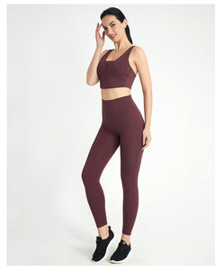 Workout Sets Ribbed Tank 2 Piece Seamless High Waist Gym Outfit Yoga Shorts Sets