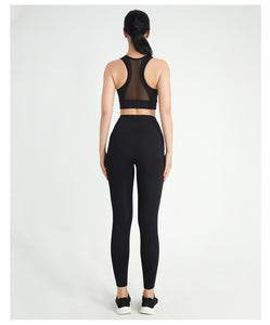 Women 2 Piece Workout Outfits Sports Bra Seamless Leggings Yoga Gym Activewear Set