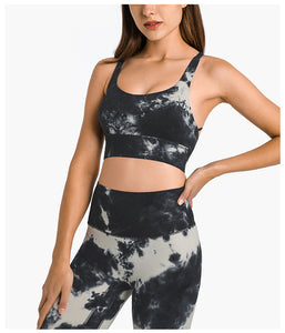 MAYLIFY Fitness Yoga Running Cropped Top Women Sports Wear Gym Solid Tank Tops Athletic Push Up Sports Strappy Bra Tops