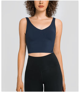 Shockproof Sports Bra Running Workout Gym Top Bra Short anti-shock yoga bra tank top