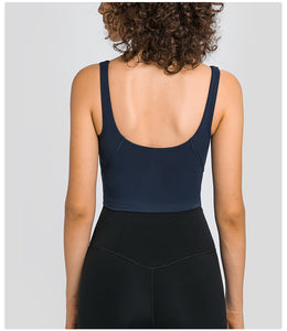 Shockproof Sports Bra Running Workout Gym Top Bra Short anti-shock yoga bra tank top
