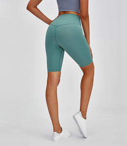MAYLIFY High Waist Crotchless Yoga Sport Shorts Women Running Workout Fitness Sport Gym Clothing