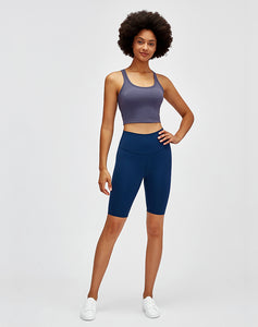 MAYLIFY High Waist Crotchless Yoga Sport Shorts Women Running Workout Fitness Sport Gym Clothing